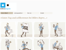 Tablet Screenshot of mikrorepro.ch